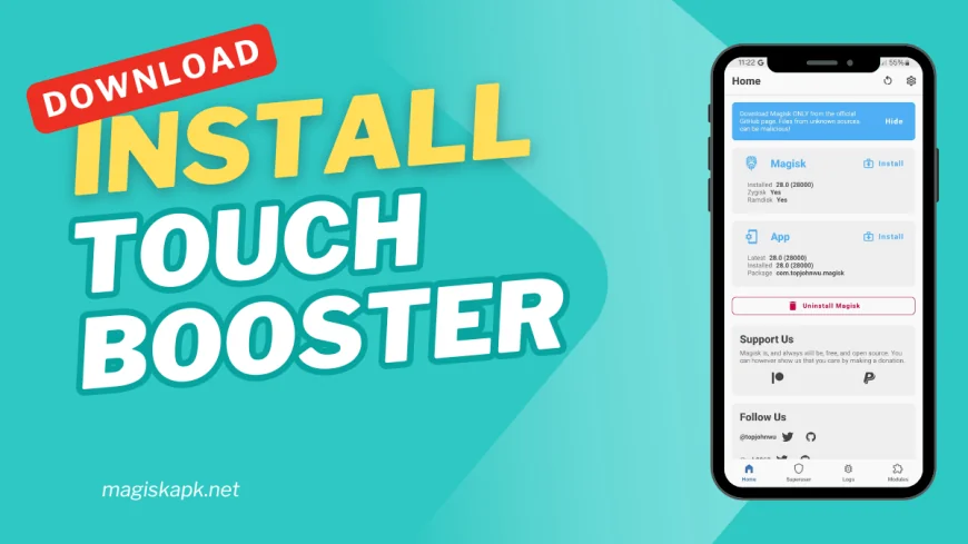 Touch Booster Magisk Module You Must Try it 2025