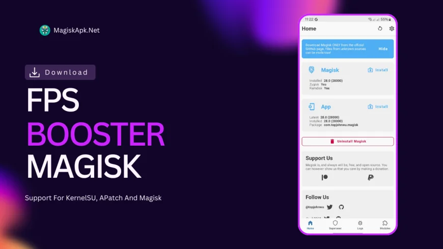 FPS Booster Magisk Module You Must Try it 2025